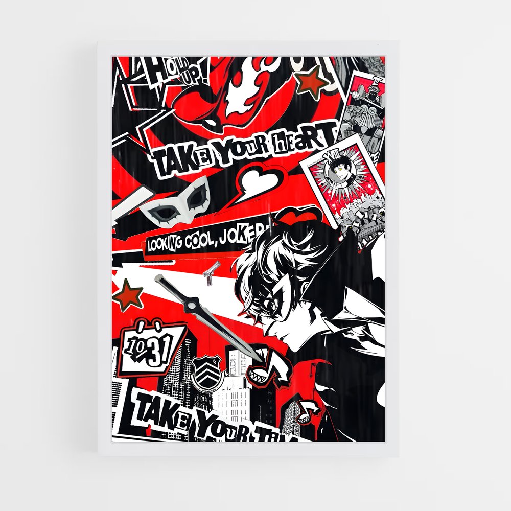 Poster Graffiti des Voleurs – affiche Persona 5 (vue 3)